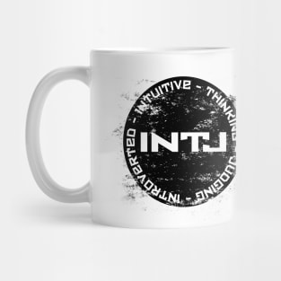 INTJ - Distressed - Personality Type | T-Shirt | Myers Briggs | MBTI | Typology | Mastermind | Architect Mug